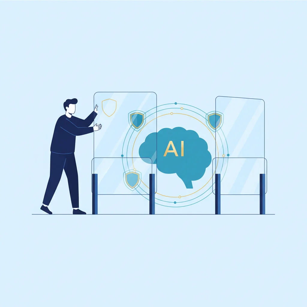 AI活用のガードレール・安全策のイメージ