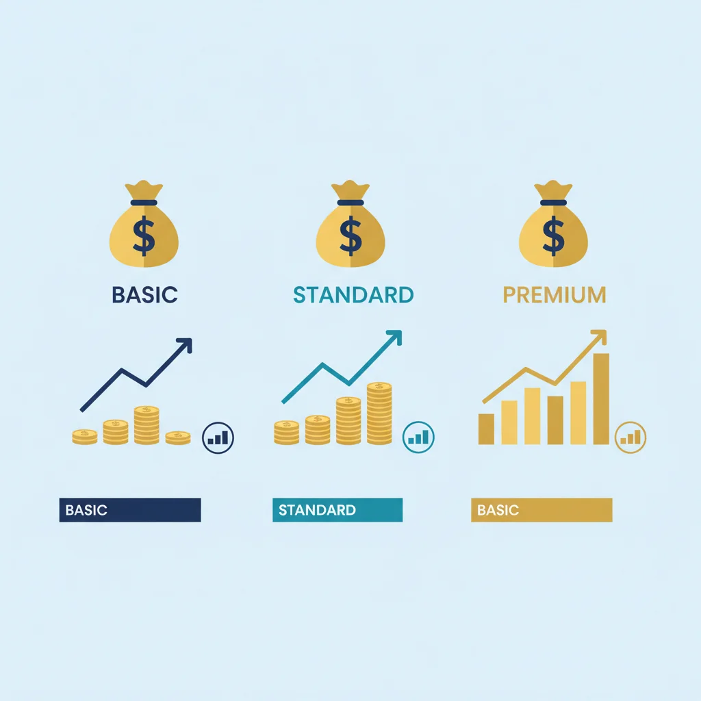 AI導入の費用比較イメージ