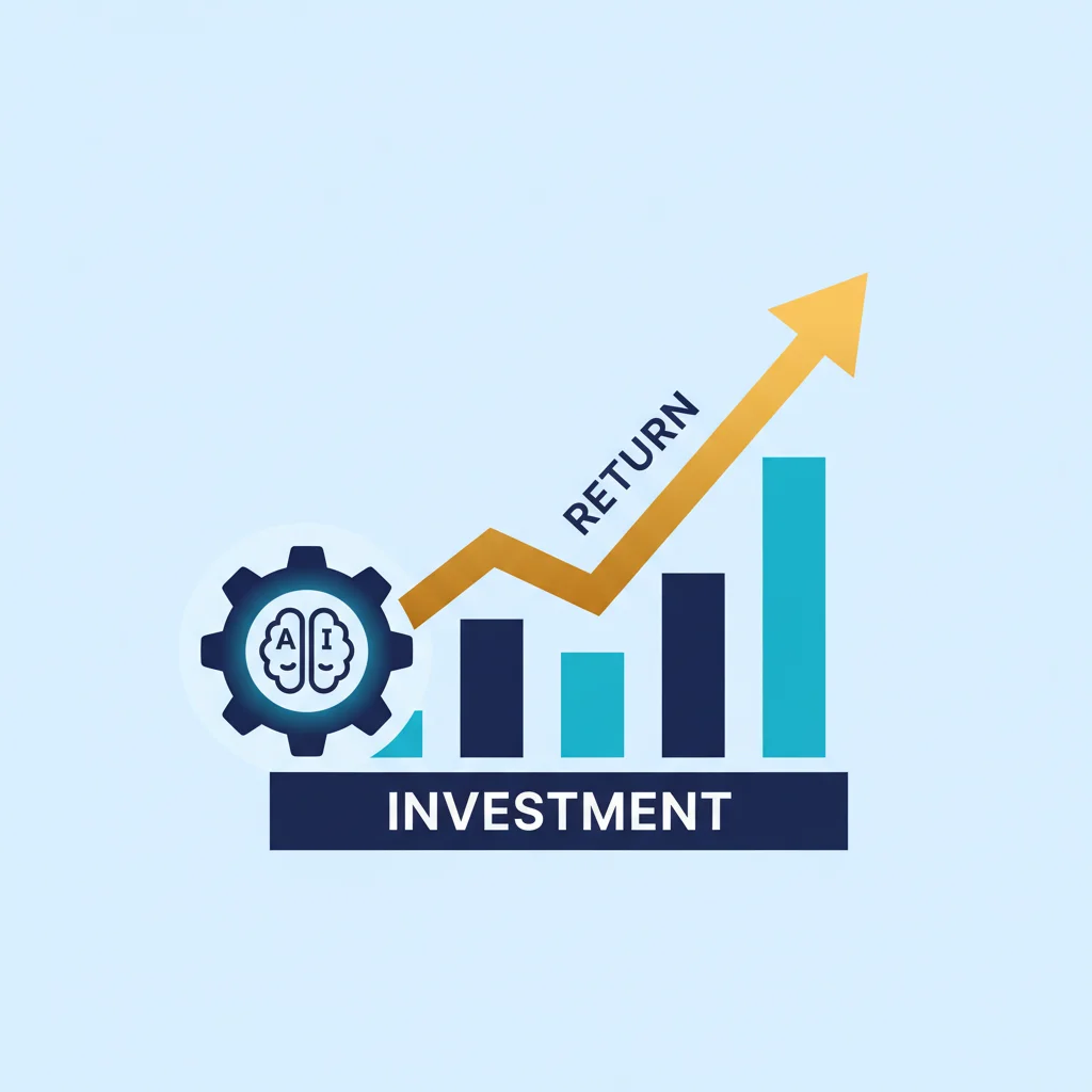 AI導入の費用対効果イメージ