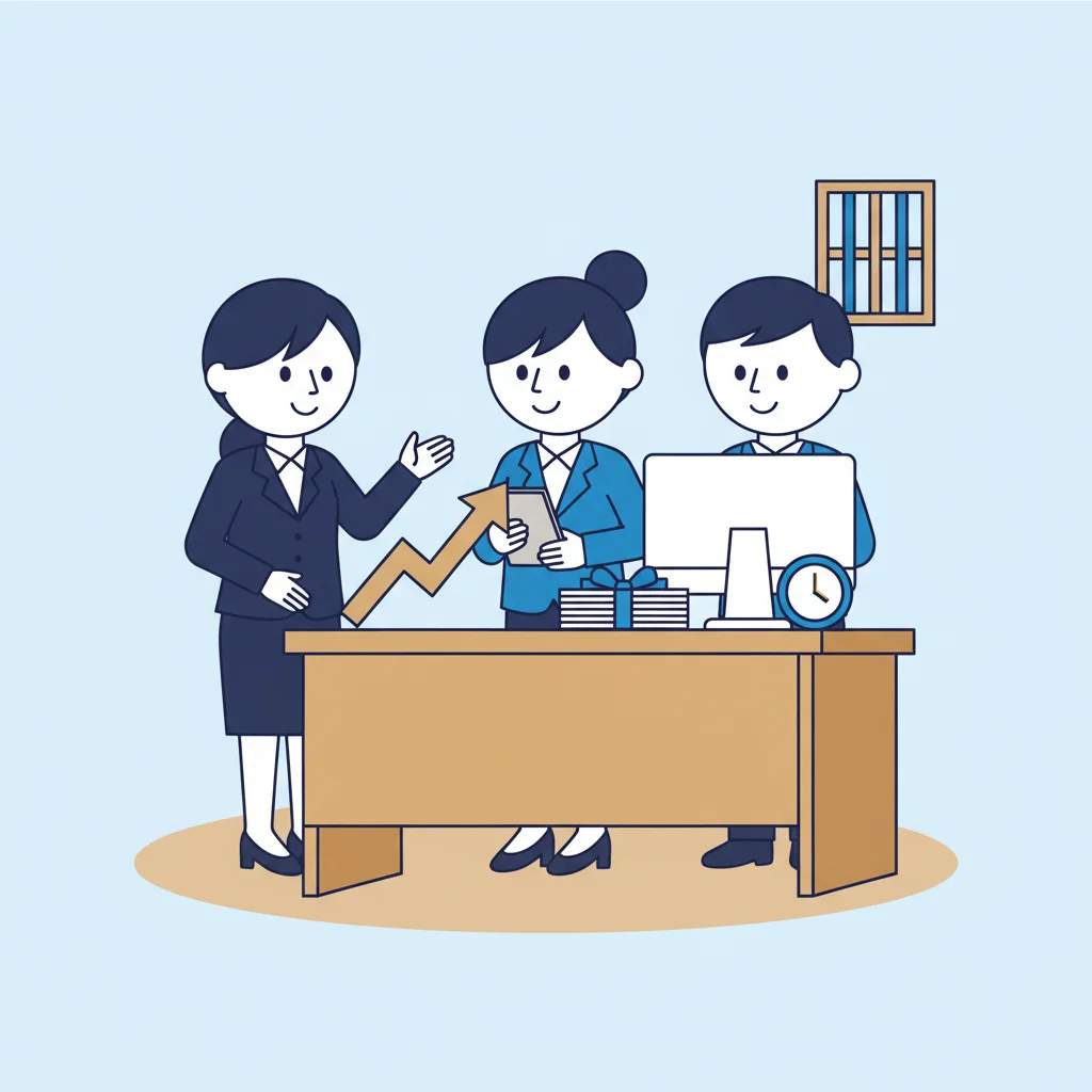 中小企業のAI活用で成果が出るパターンのイメージ